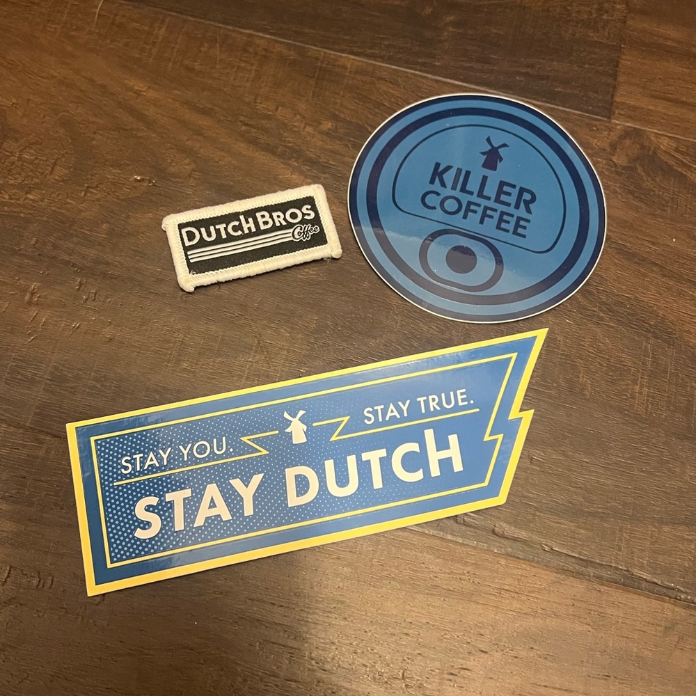Dutch Bros Sticker & Patch Bundle
